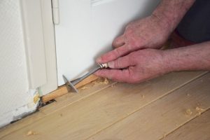 detail oude laag verwijderen